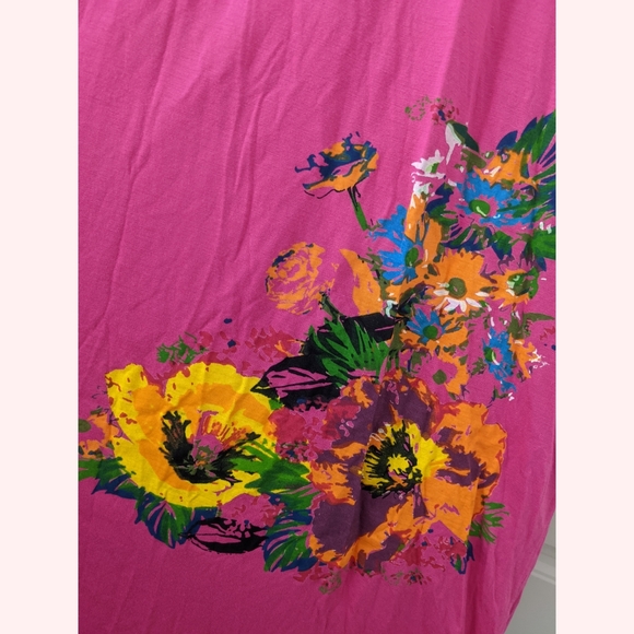 Pink Rose Pink Maxi Dress w/ Printed Floral Detail - Picture 3 of 6